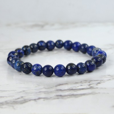 REIKI CRYSTAL PRODUCTS Stone Agate, Crystal, Lapis Lazuli Bracelet
