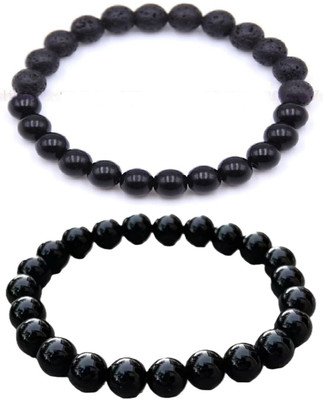 HouseOfCommon Brass, Stone, Crystal, Plastic Bracelet(Pack of 2)