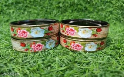 ayesha Glass Bangle Set(Pack of 4)