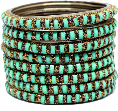 RADHA MOHAN EMPIRE Glass Kada(Pack of 8)