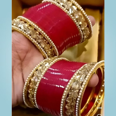 shivaay traders Plastic Cubic Zirconia Chudas(Pack of 2)