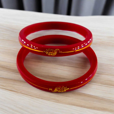 anjanaeshop Plastic Brass Shakha Pola(Pack of 2)