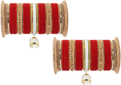 NMII Metal Zircon Bangle Set(Pack of 82)