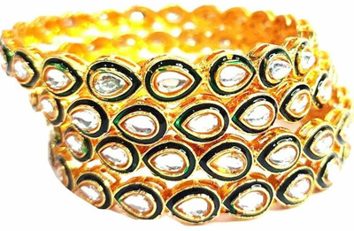SHEEVSHAKTI ENTERPRISES Oxidised Silver Bangle Set(Pack of 4)