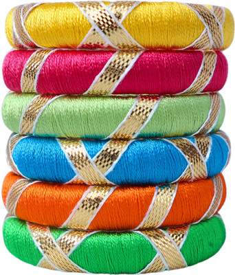 kamule Plastic Bangle Set(Pack of 6)