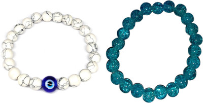Malas Collection Stone, Crystal, Glass Bracelet Set(Pack of 2)
