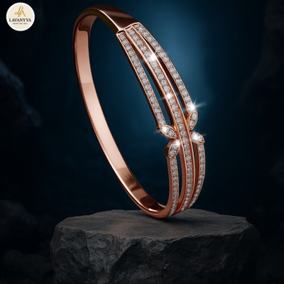 lavanyya Stainless Steel Zircon Gold-plated Bracelet