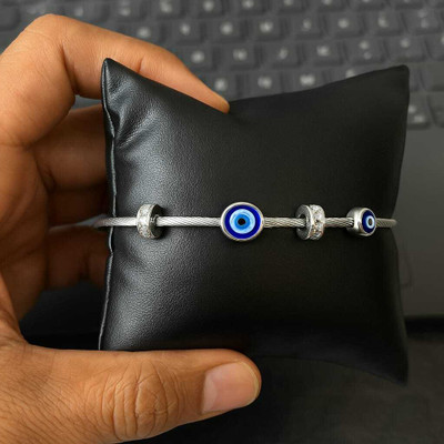 SMNCR Stainless Steel Silver Bracelet