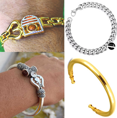 ANVIKA Alloy Kada(Pack of 4)