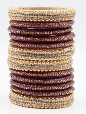 RiwaajLahthi Lac Bangle Set(Pack of 12)