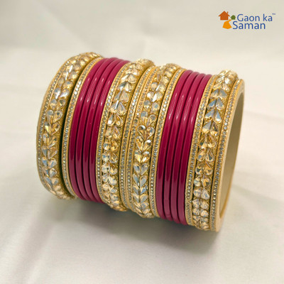 gaonkasaman Lac Bangle Set(Pack of 20)