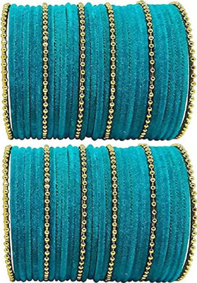 RADHA MOHAN EMPIRE Fabric, Glass Bangle Set(Pack of 60)