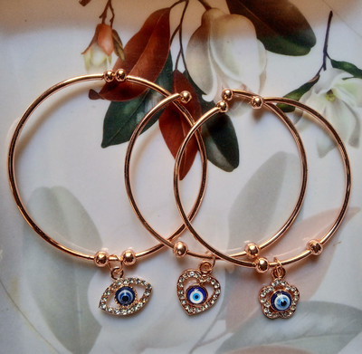 EIT Collection Alloy Diamond Bracelet Set(Pack of 3)