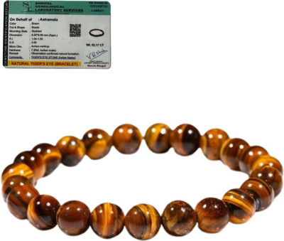 UBRONIK Tiger's Eye Agate, Crystal Bracelet