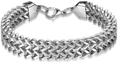 Utkarsh Rudraksha Silver Bracelet Set