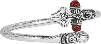 White Chimes Brass Silver Coated Kada