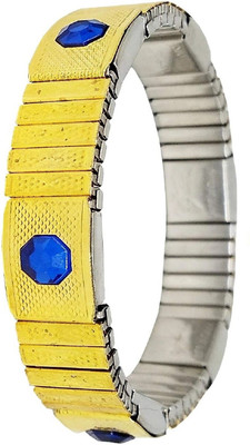 Rop Brass Diamond Gold-plated Bracelet Set