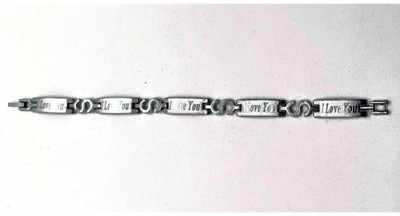 KINGSTYLEIMPEX Stainless Steel Sterling Silver Bracelet
