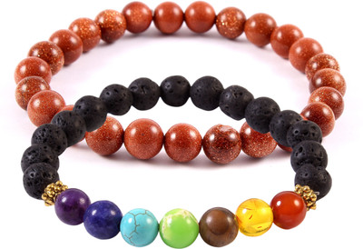 DIVINE SOUVENIRS Stone Bracelet(Pack of 2)