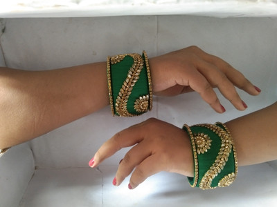 Starn Plastic Bangle Set(Pack of 2)