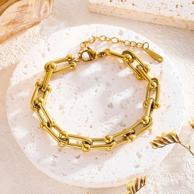 Dressberry Metal, Alloy, Stainless Steel Gold-plated Bracelet