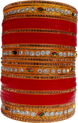 RS Plastic Bangle Set(Pack of 10)