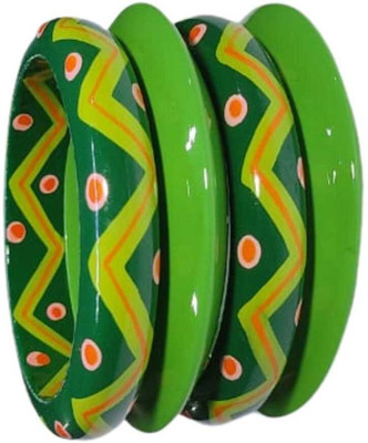Azad impex Wood Bangle Set(Pack of 4)