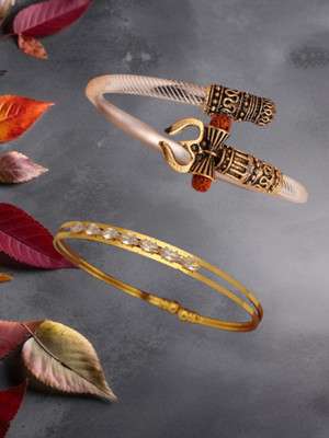 VFA Brass Bangle Set(Pack of 2)