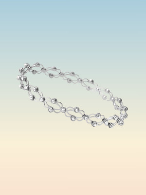 RKB SALES Alloy Cubic Zirconia Ring Bracelet