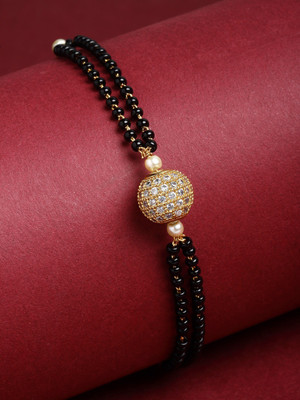 Qyuri Brass Beads Gold-plated Charm Bracelet