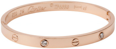 Shine Leaf Alloy Diamond Gold-plated Bangle