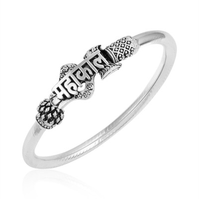 Zumrut Brass Silver Kada