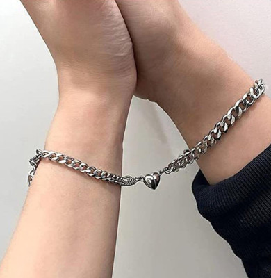 Neerajyoti Alloy Palladium Bracelet Set(Pack of 2)