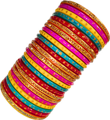 SHADI JODA Lac Bangle Set(Pack of 24)