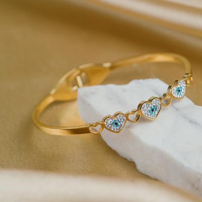 ARTKLIM Stainless Steel Gold-plated Bangle