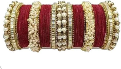 DONERIA Metal Beads Bangle Set(Pack of 46)
