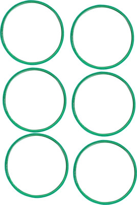 BANTOM Glass Bangle Set(Pack of 6)