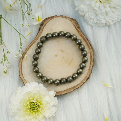 Calminds Pyrite, Crystal Crystal Bracelet