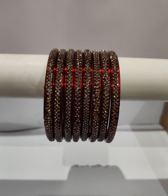 Shanvi Glass Beads Kada(Pack of 8)