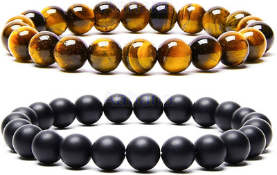DIVINE SOUVENIRS Stone Beads Bracelet Set(Pack of 2)