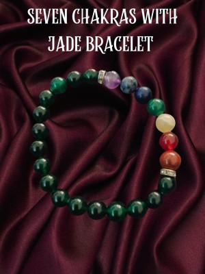 TAROTLOGY Stone, Crystal Beads, Agate, Cat's Eye, Crystal, Emerald, Jade, Turquoise, Quartz, Ruby Charm Bracelet