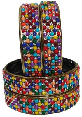 Z M Glass Bracelet Set(Pack of 4)