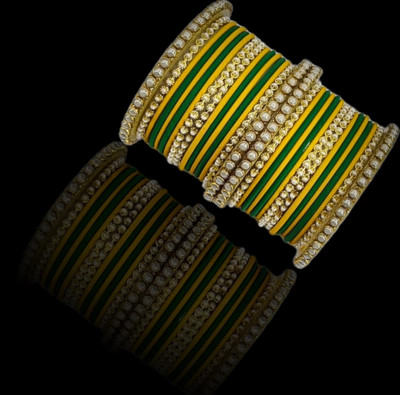 RENOY Metal Bangle Set(Pack of 2)