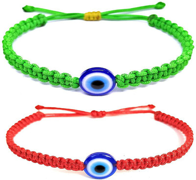 MANMORA Fabric Pearl Bracelet Set(Pack of 2)