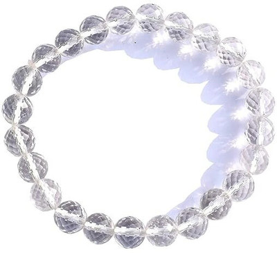 VIBESLE Stone, Clear Quartz Beads, Crystal Charm Bracelet