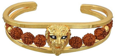 JS Rudraksha Gold-plated Cuff