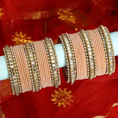 LYBASHINE Alloy Bangle Set(Pack of 2)