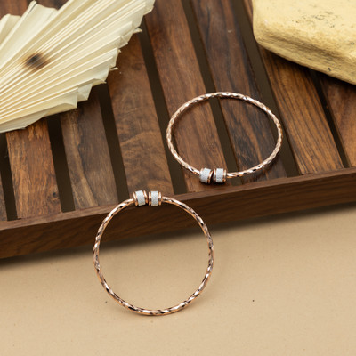 Gemini Creation Alloy Bangle Set(Pack of 2)