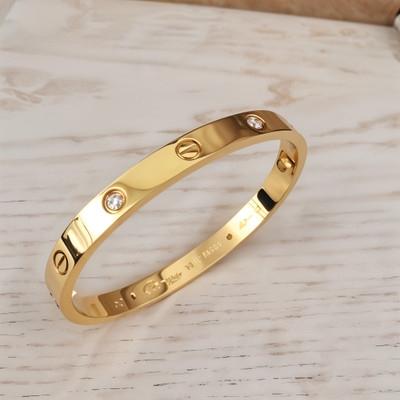 KURMSHOP Brass, Stainless Steel Cubic Zirconia Gold-plated Bracelet