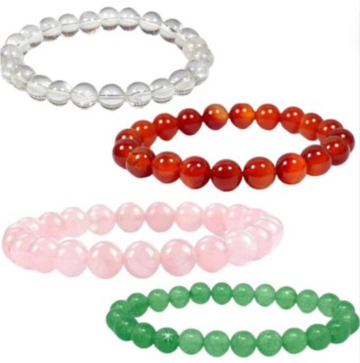 PRIME HOMES Crystal Crystal Bracelet(Pack of 4)